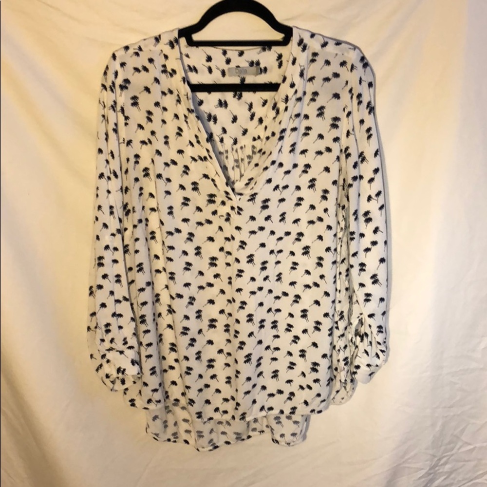 EXCELLENT CONDITION 3/4 Sleeve Palm Tree Shirt